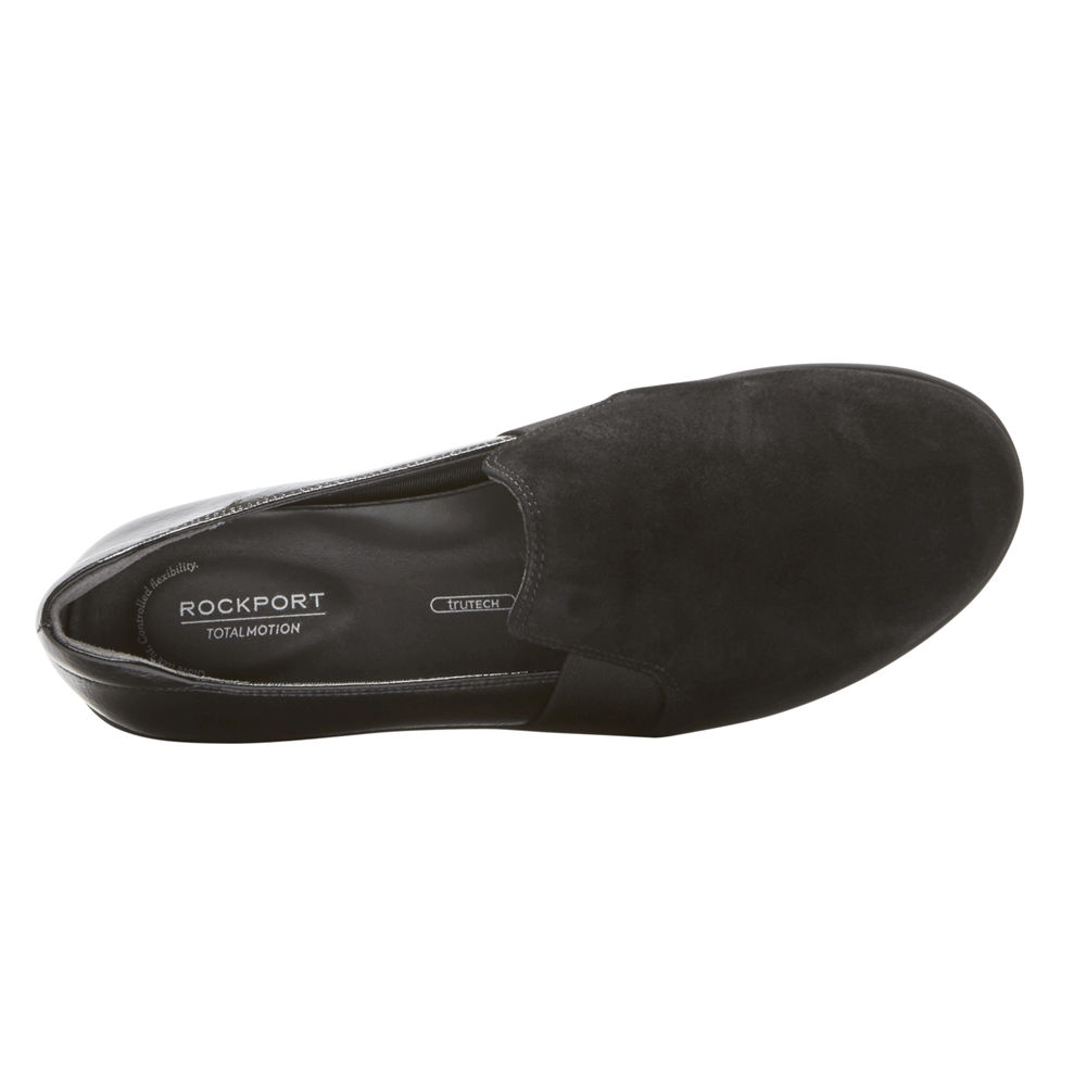 Rockport Slip-On For Womens Black - truFLEX Chenole - LS0126845